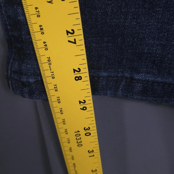 T.K. Axel Slim Boot Jeans Size 34x30 Denim Dark Wash Western Rugged Rustic - Picture 4 of 12